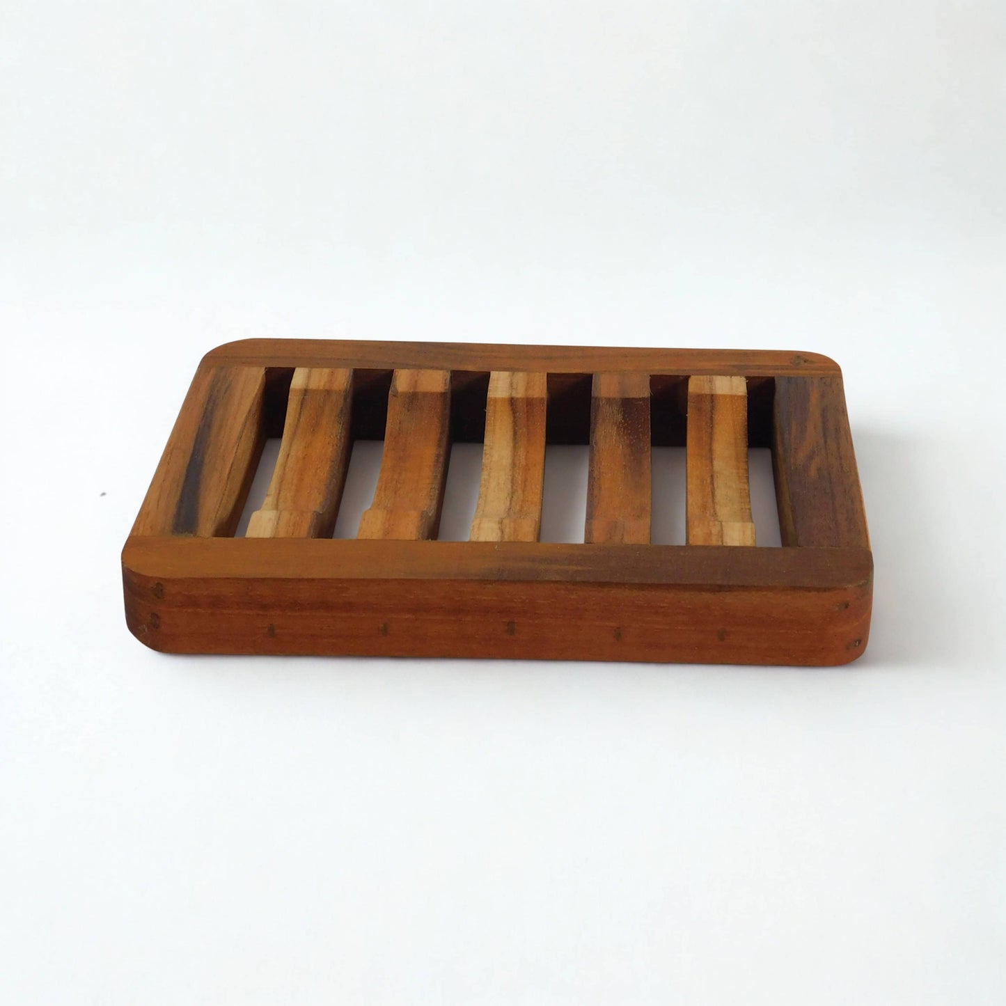 Jabonera de madera teca