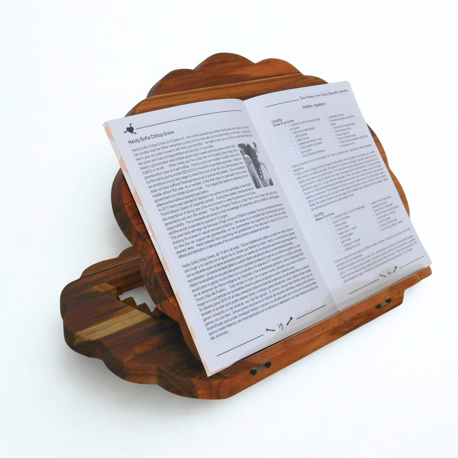 Atril plegable de Madera Teca