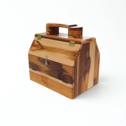 Caja para lustrar zapatos estilo tradicional