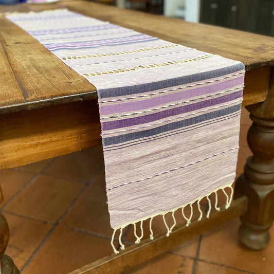 Camino de mesa - Mezclilla lila