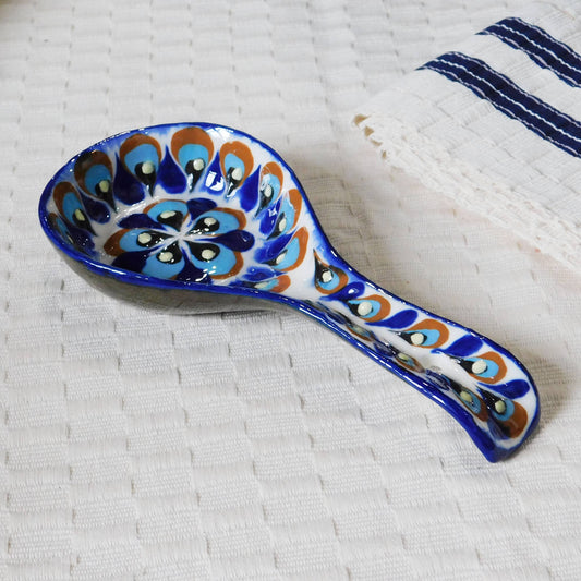 Porta cuchara cerámica de gotas