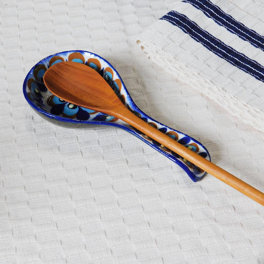 Porta cuchara cerámica de gotas