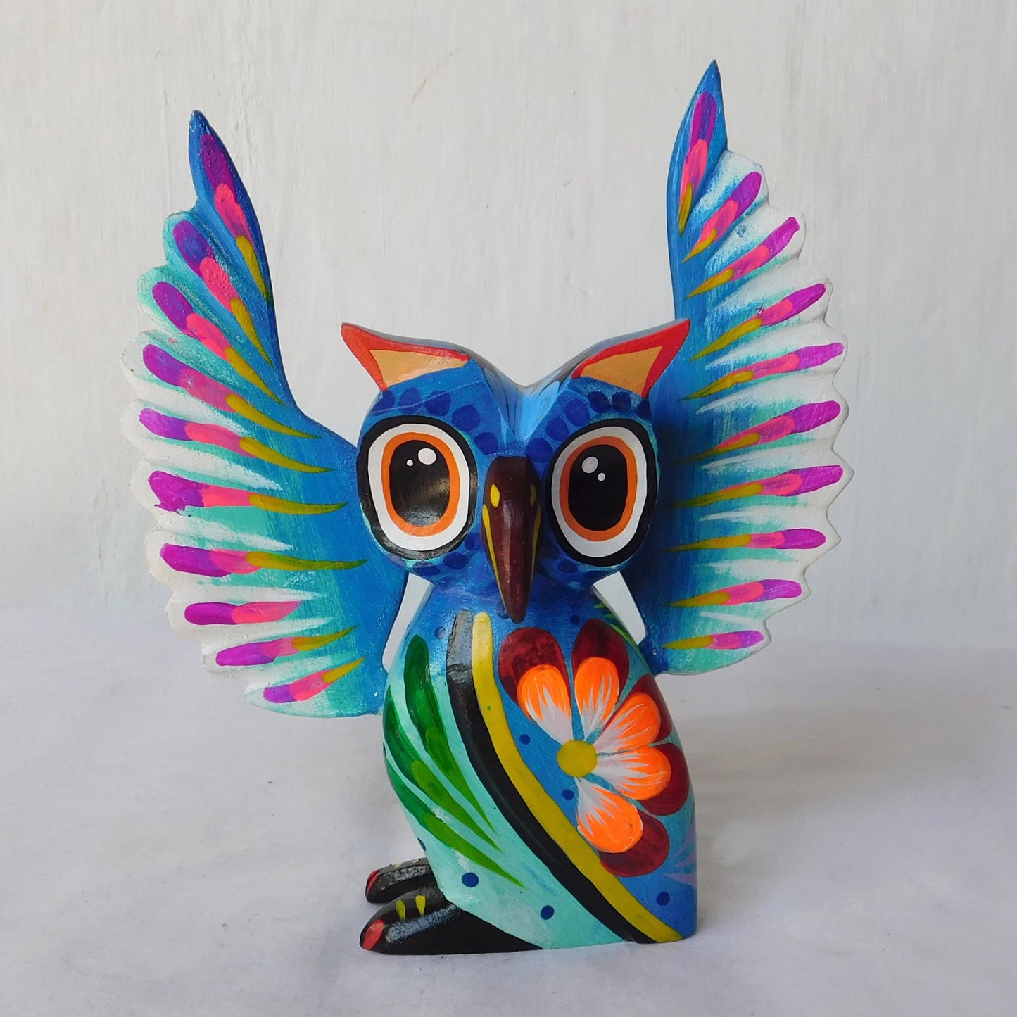 Figura decorativa Alebrije Búho