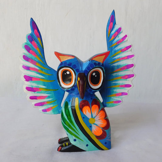 Figura decorativa Alebrije Búho