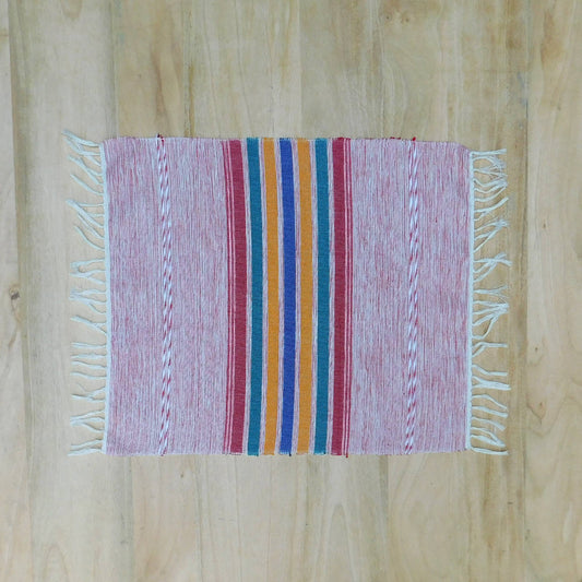 Individual - Mezclilla rojo