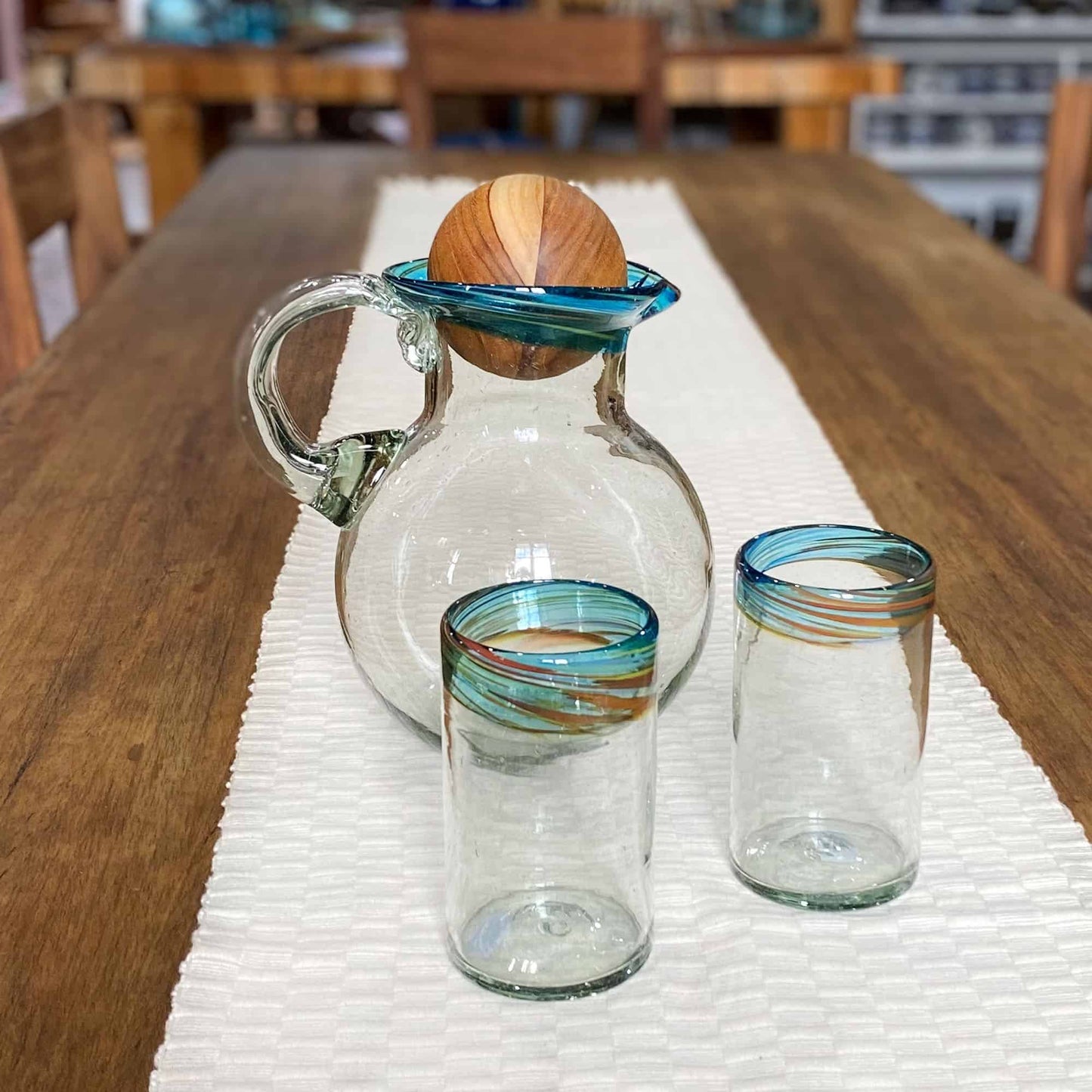 Vaso orilla arcoíris