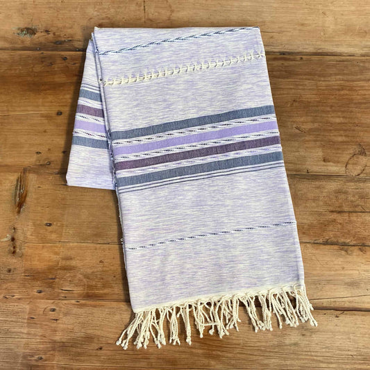 Mantel - Mezclilla tonos lila