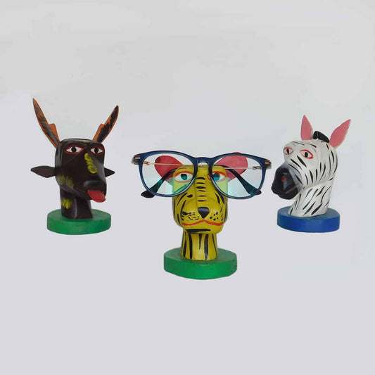 Base para colocar lentes - Figuras de animales variadas