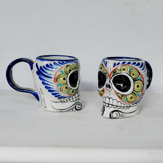 Taza Cerámica Diseño Calavera