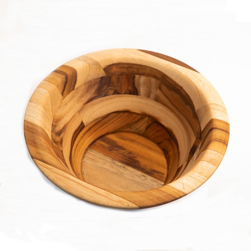 interior cuenco conico de madera