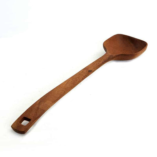 Cuchara de madera cuenco cuadrado