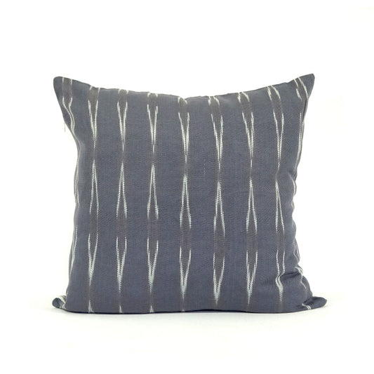Cojines decorativos diseño ikat gris