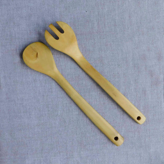 juego de cucharas hechas a mano