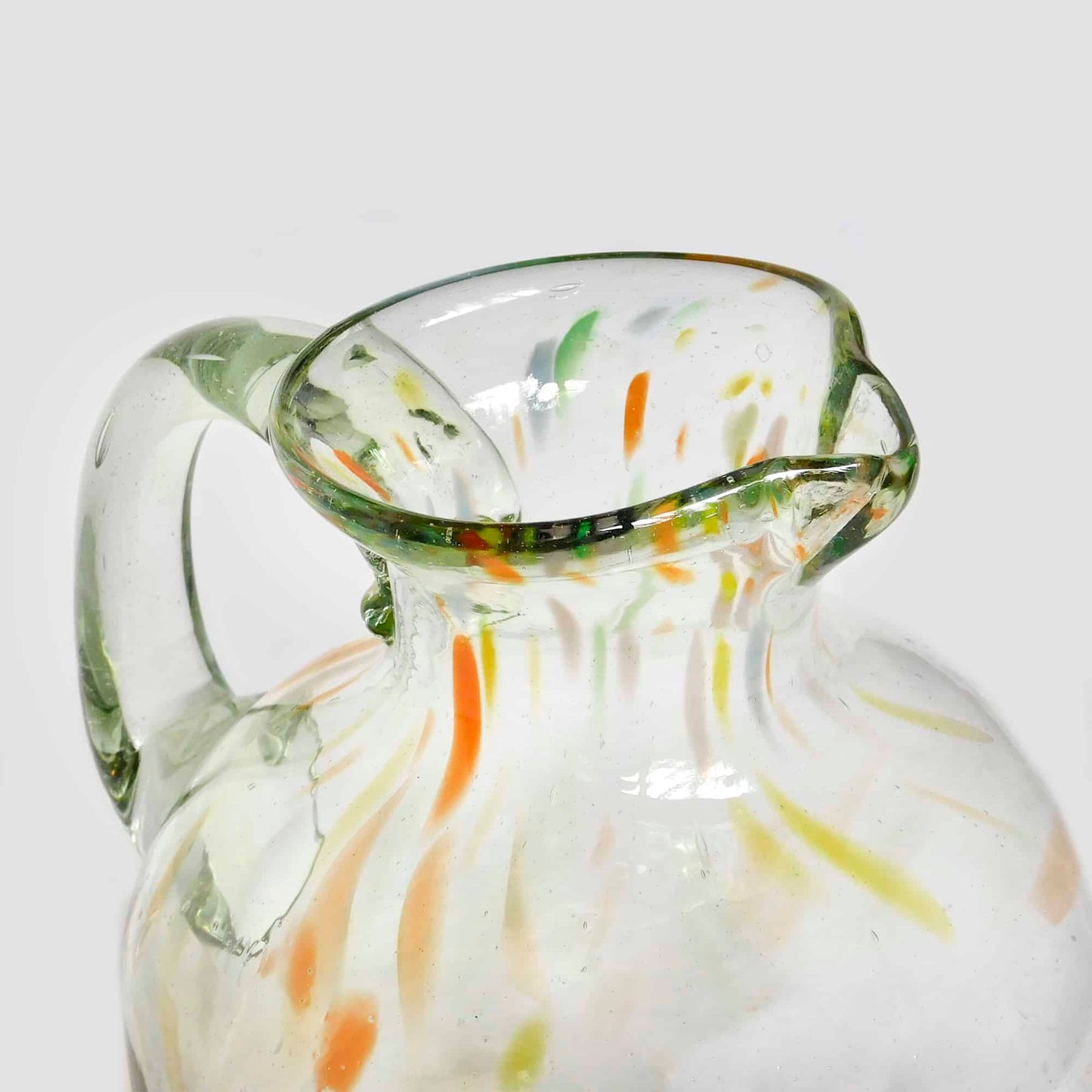 Jarra de vidrio soplado multicolor - Confeti