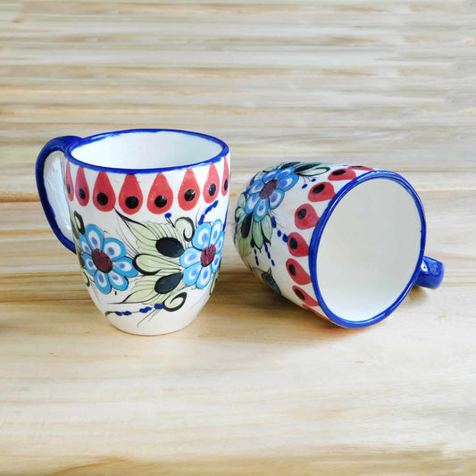 Taza alta diseño aves