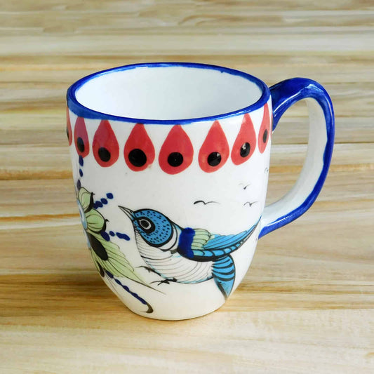 Taza alta diseño aves